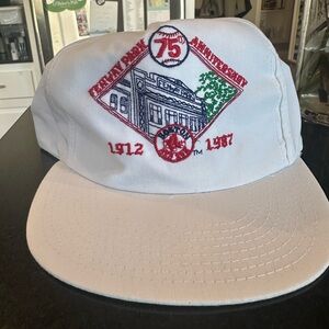 White Fenway 75th Anniversary Baseball hat